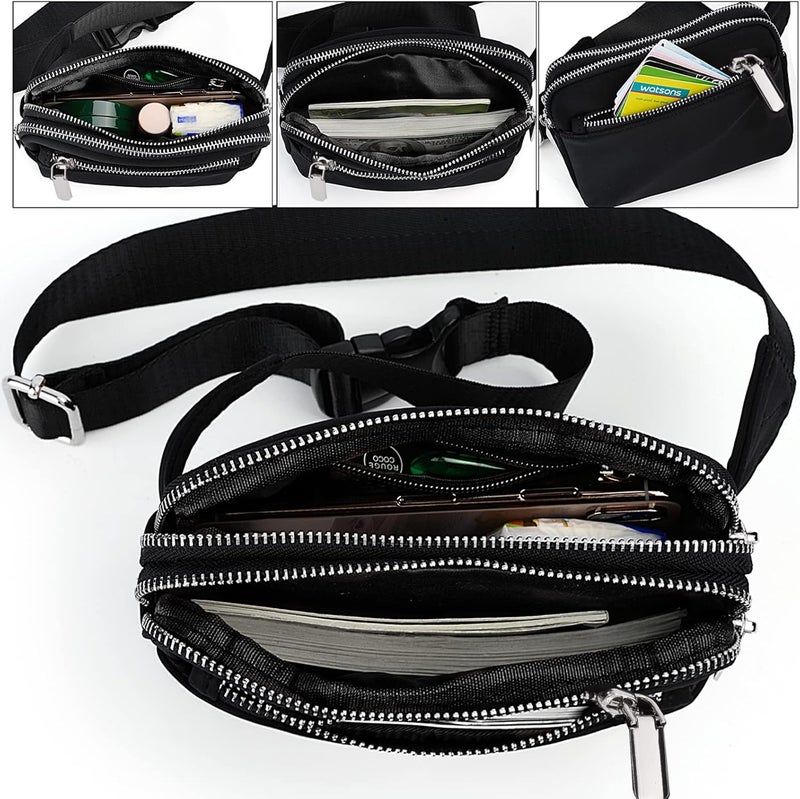UTO Fanny Pack for Women Crossbody Trendy Fashion Belt Purse Chest Waist Hip Bumbag for Outdoor Shopping Travel Hiking - Image 4